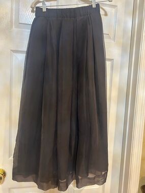 Brunello Cucinelli Silk Skirt